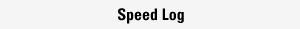 Speed Log